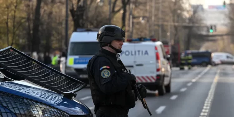 إلقاء قنبلة على سفارة إسرائيل في رومانيا