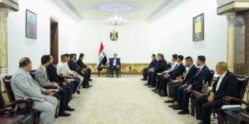 السوداني يستقبل عدداً من الشباب الخرّيجين من محافظة ذي قار