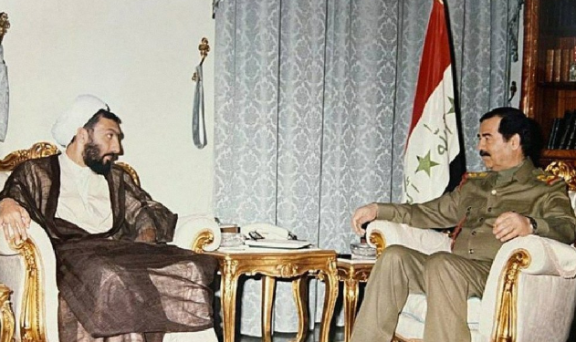 مرشح لرئاسة إيران ينشر صوره مع صدام حسين