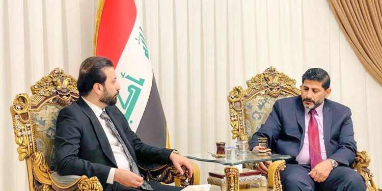 الاسدي يستقبل رئيس تيار الخط الوطني والوفد المرافق له