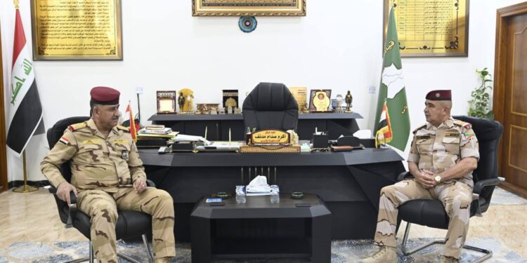 نائب قائد العمليات المشتركة يصل إلى ديالى