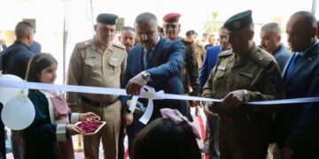 وزير الداخلية يفتتح مشروع مبنى البطاقة الوطنية والجواز الإلكتروني في النجف