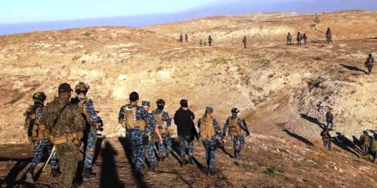 انطلاق عملية أمنية واسعة لضرب أوكار داعش بين 3 محافظات