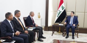 السوداني يستقبل الرئيس التنفيذي لشركة (السويدي إليكتريك)