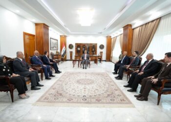 رئيس مجلس القضاء الاعلى يستقبل رئيس مجلس محافظة بغداد