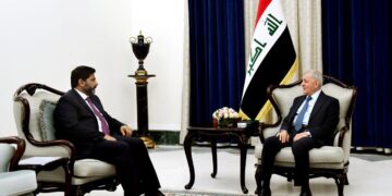خالد الأسدي يلتقي رئيس الجمهورية
