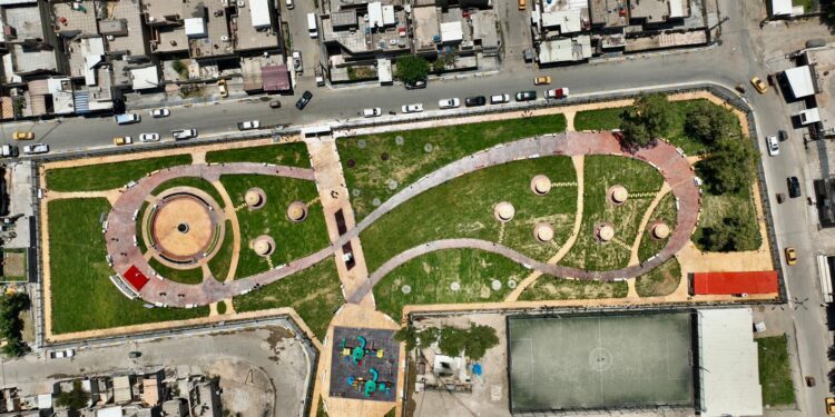 امين بغداد يفتتح متنزهاً جديداً بمنطقة الزعفرانية