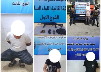 القبض على 4 متهمين وضبط اسلحة غير مرخصة في بغداد وبابل
