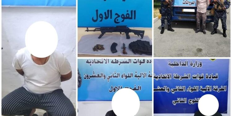 القبض على 4 متهمين وضبط اسلحة غير مرخصة في بغداد وبابل
