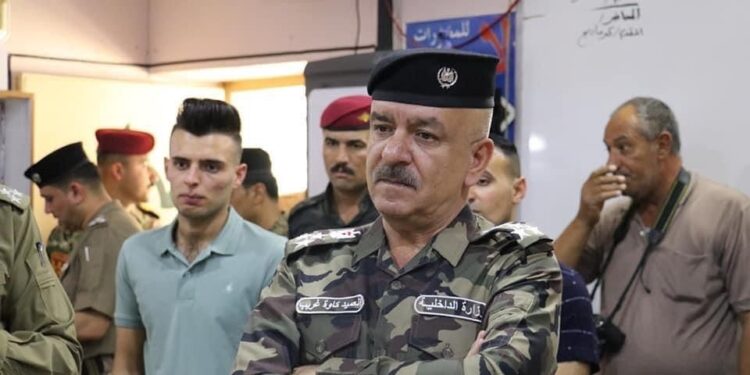 احالة قائد شرطة كركوك على التقاعد