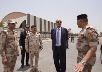 وزير الدفاع يتابـــع مراحل تأهيل واعمار مقر الكلية العسكرية