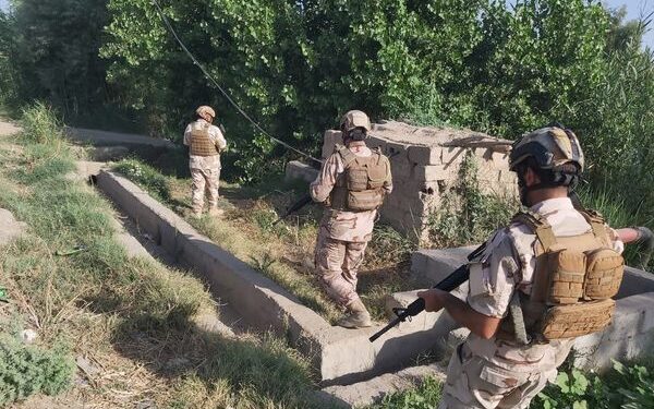 تنفيذ عمليات بحث وتفتيش مناطقي واستطلاع مسلح في مناطق جنوب بغداد