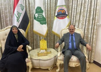 نقيب الصحفيين العراقيين يستقبل رئيس لجنة الثقافة والاعلام بمجلس محافظة كربلاء