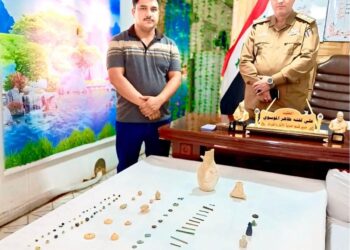ميسان .. العثور على 80 قطعة اثرية متنوعة