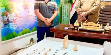ميسان .. العثور على 80 قطعة اثرية متنوعة