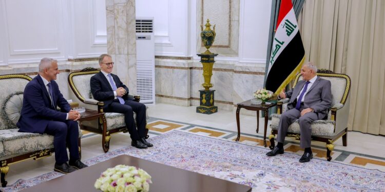 رئيس الجمهورية يرحب بفكرة انشـــاء جامعة ايطالية في بغداد