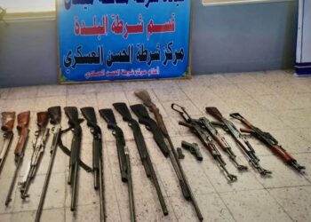 ميسان .. ضبط اسلحة غير مرخصة خلال عملية امنية