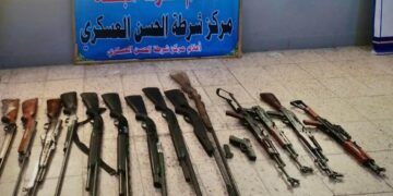 ميسان .. ضبط اسلحة غير مرخصة خلال عملية امنية