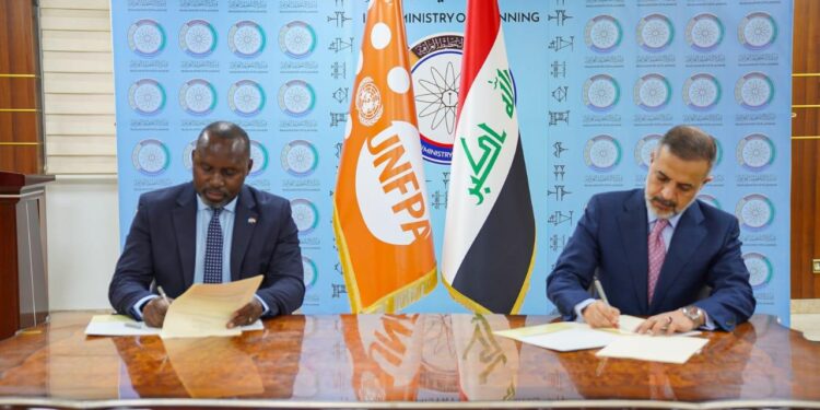 العراق يوقع مذكرة تفاهم للتعاون المشترك مع صندوق الأمم المتحدة للسكان