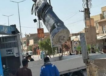 استنكار و تنديد بإزالة تمثال الملك السومري “كوديا” من مدينة الدواية في ذي قار