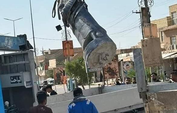 استنكار و تنديد بإزالة تمثال الملك السومري “كوديا” من مدينة الدواية في ذي قار