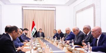 السوداني يجتمـــع بوفد شركة KBR الأمريكية الهندسية الاستشارية