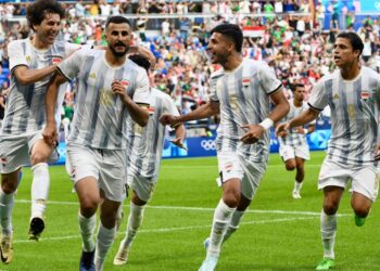 المنتخب العراقي يحقق الفــــوز على نظيره الأوكراني في اولمبياد باريس