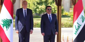 السوداني يستقبل رئيس الوزراء اللبناني نجيب ميقاتي