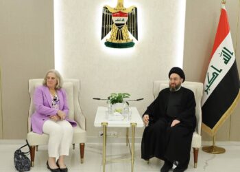 الحكيم يستقبل السفيرة الأمريكية