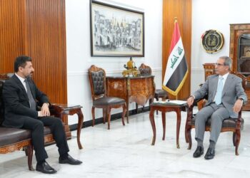 رئيس مجلس القضاء الاعلى يلتقي وزير العدل