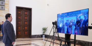 السوداني يفتتح “عبر الفيديو” مدخل بغداد وماء النهروان ومجسرات شرق القناة