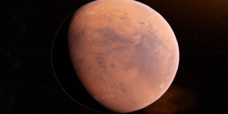 تأثير العواصف الترابية على الغلاف الجوي للمريخ