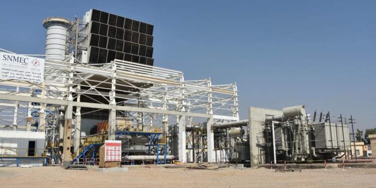 اندلاع حريق بأحد أقسام محطة الدبس في كركوك بعد افتتاحها من قبل السوداني