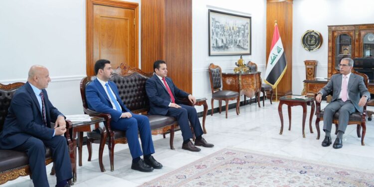 رئيس مجلس القضاء الأعلى يستقبل مستشار الامن القومي