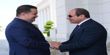 السيسي يستقبل السوداني في قصر العلمين الرئاسي