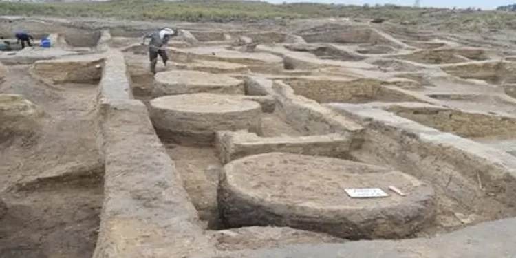 اكتشاف ثكنات عسكرية وسيف للملك رمسيس الثاني في حصن الأبقعين بدلتا مصر