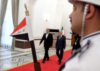 الرئيس العراقي يستقبل نظيره الإيراني