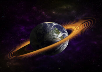 الأرض كانت محاطة بحلقات كزحل