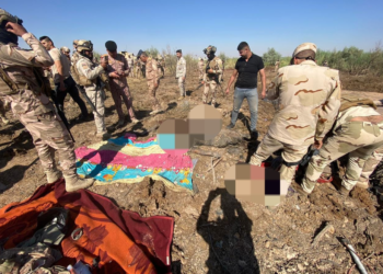 ديالى .. العثور على 3 جثث لإرهابيين وضبط احزمة ناسفة,,,  “بعد ضربة جوية”
