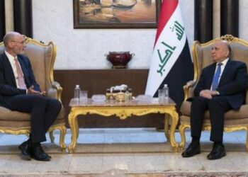 فؤاد حسين يستقبل السفير البريطاني لمناقشة ابرز التحديات على الساحة الإقليمية