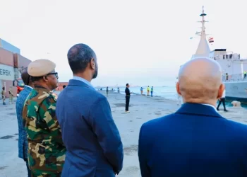 وزير دفاع الصومال يستقبـــل أسلحة ومعدات عسكرية من مصر
