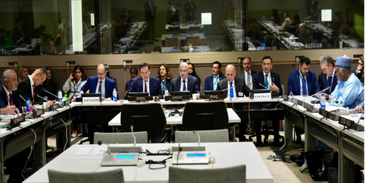 وزير الخارجية يؤكد التزام العراق بالتعاون الجاد مع المجتمع الدولي لمكافحة الإرهاب والقضاء عليه بشكل نهائي