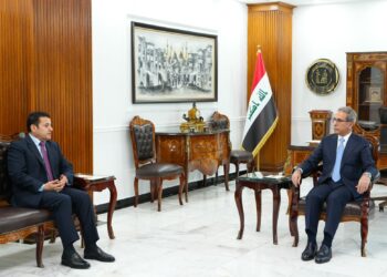 رئيس مجلس القضاء الأعلى القاضي يلتقي  مستشار الأمن القومي