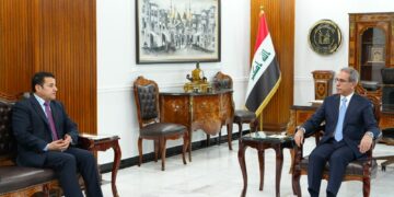 رئيس مجلس القضاء الأعلى القاضي يلتقي  مستشار الأمن القومي
