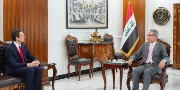 زيدان يستقبل القائم باعمال السفارة الالمانية في بغداد