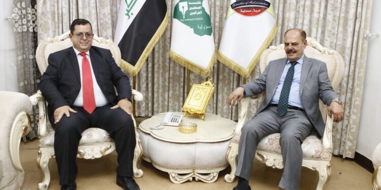 نقيب الصحفيين العراقيين يستقبل السفير التونسي