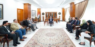 زيدان يستقبل وفد الاتحاد العربي لمكافحة التزوير والتزييف انشاء المحكمة العربية للتحكيم