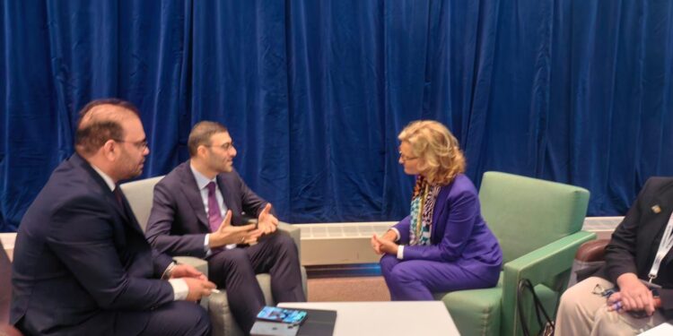 رئيس هيئة الإعلام والاتصالاتيلتقي الأمين العام للاتحاد الدولي للاتصالات