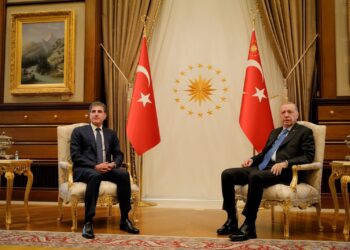 بارزاني وأردوغان يبحثان مشروع طريق التنمية