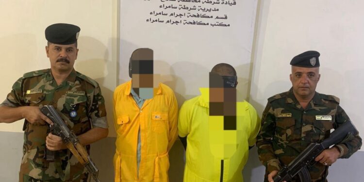 صلاح الدين.. القبض على عصابة لابتزاز المواطنين في